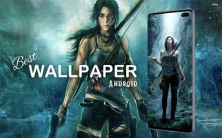 Lara Croft Wallpaper HD Plakat