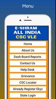 e-Shram CSC Vle All India Reg screenshot 1