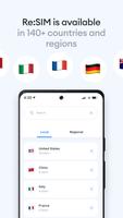 ReSIM - Travel eSIM Internet screenshot 1