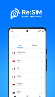 ReSIM: Internet eSIM Voyage Affiche