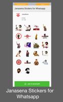 Janasena Stickers for WhatsApp Poster