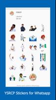 YSRCP Stickers for Whatsapp Plakat