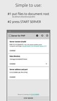 Server for PHP پوسٹر