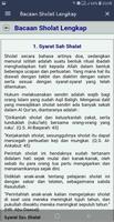 Bacaan Sholat Lengkap تصوير الشاشة 2