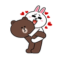 Sticker WA Brown and Cony forWAStickerApps