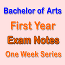 BA First Year Exam Notes - One Week Series APK