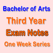 BA Third Year Exam Notes - One Week Series