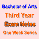 BA Third Year Exam Notes - One Week Series APK