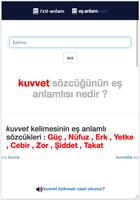 Eş ve Zıt Anlamlı Türkçe Sözlü পোস্টার