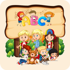 Preschool Kids Learning - ABC, Number & Shapes-icoon