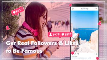 Followers Up for Instagram Plakat