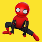 Stickman Superhero: Stick Game أيقونة