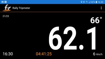 F2R Rally Tripmeter captura de pantalla 1