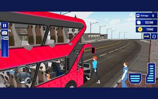 Bus Sim City Traffic Bus Game syot layar 2