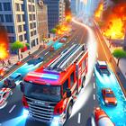 Fire Truck Rescue Simulator 3D icono