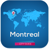 Guide de Montréal carte, météo icône