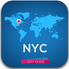 NYC Guide New York Map Weather ไอคอน