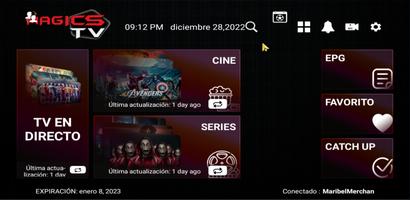 Magics TV IPTV captura de pantalla 1