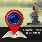 GPS Map Camera - Date Stamp Photo & Location icône