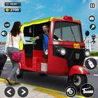 Tuk Tuk Rickshaw Games Taxi 3D icône