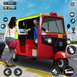 Tuk Tuk Rickshaw Games Taxi 3D أيقونة