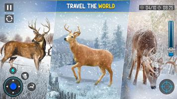 Snow Wild Animal Shooting Game poster