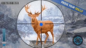 Snow Wild Animal Shooting Game syot layar 1