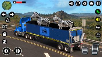 Zoo Animal: Truck Driving Game imagem de tela 3