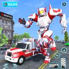 Icona Robot Car Games: Ambulance 3D