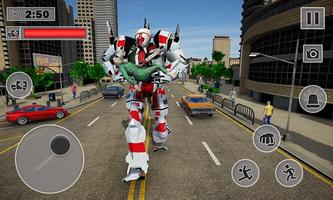 Robot Car Games: Ambulance 3D Screenshot 2