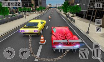 Chain Car Crash Drag Race captura de pantalla 3