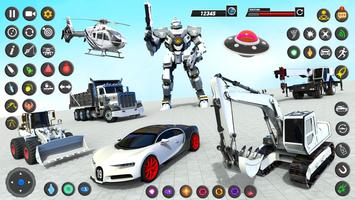 Robots War– Car Transform Game الملصق