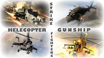 直升机武装直升机打击战斗机：空袭 海报