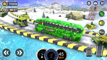 Bus Games - Army Bus Simulator постер