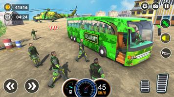 Bus Games - Army Bus Simulator скриншот 1