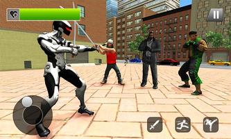 Ninja Roboter Stadt Kämpfer Screenshot 2