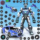 Panda Robot Cop Car Transform APK