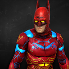 Icona corda eroe: bat supereroe 3D