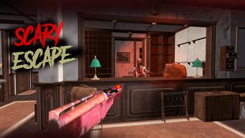 Scary Stranger Hotel Escape Game 3D Affiche