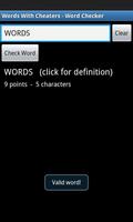 Words With Cheaters Free Ekran Görüntüsü 3