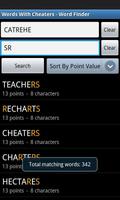 Words With Cheaters Free скриншот 1