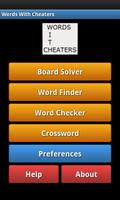 Words With Cheaters ảnh chụp màn hình 1