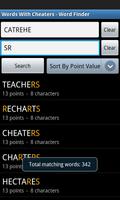 Words With Cheaters ảnh chụp màn hình 2