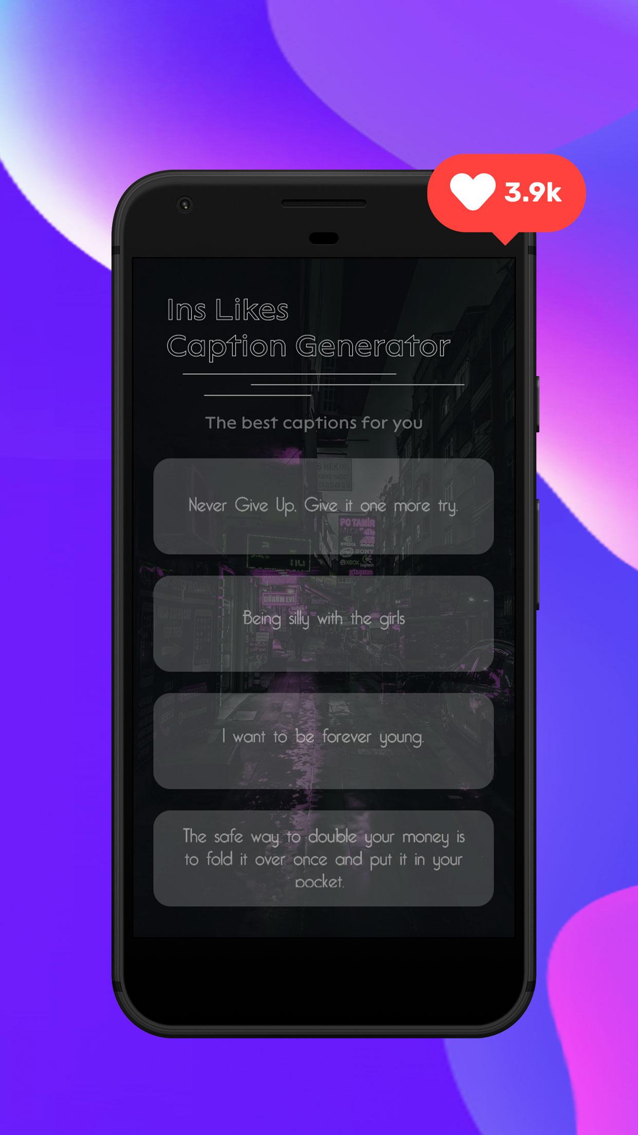 Caption generator Caption generator