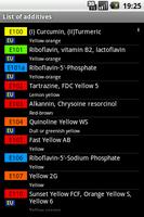 1 Schermata E-Inspect Food additives