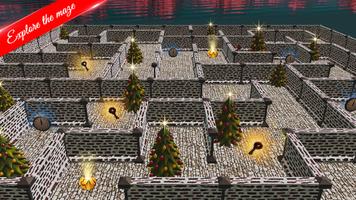 Christmas Maze Runner 3D captura de pantalla 1