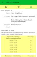 برنامه‌نما Green Minibus ETA Schedules عکس از صفحه