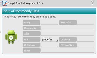 2 Schermata SimpleInventoryControl Free