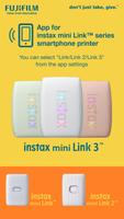 instax mini Link plakat