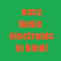 easy basic electronic in hindi Plakat